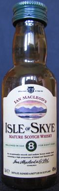 Isle of Skye
mature scotch whisky
mellowed in oak 8 for eight years
An exceptionally smooth and mellow Scotch whisky blend containing a high proportion of Island and Speyside malts.
Ian Macleod & Co Ltd., Edinburgh
40%
