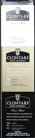 Clontarf
Single Malt
Reserve
Classic Blend