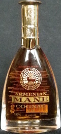 Mane
Armenian cognac X.O.
prevoschodnoje kačestvo i otmennyj bkus
proizvedeno v Armenii
8 years old
koňjak armjanskij
vyderžka 8 let
Prošjanskij koňjačnyj zavod
Respublika Armenija, Jerevan
40%