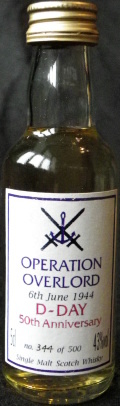 Operation Overlord
6th June 1944
D-Day
50th Anniversary
no. 344 of 500
Single Malt Scotch Whisky
43%