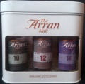 The Arran Malt
Isle of Arran Distillers
Estd 1995
single malt scotch whisky
product of Scotland
Arran 10 y/o Malt 46%
Arran 12 y/o Malt 53,2%
Arran 14 y/o Malt 46%