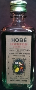 Hobé
Chartreusse
liqueur
Východočeské Konzervárny a Lihovary, n. p., závod Smiřice, oddelení Grande Distillerie Française
Damase Hobé
Hobé Deposee
Original Hobé
40%