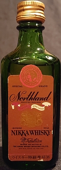 Northland
registered trade mark
Special grade
Highland Low Land
Nikka whisky
Blended and bottled by The Nikka Whisky Distilling Co. Ltd, Tokyo, Osaka, Hokkaido, Japan
43%
