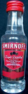 Smirnoff
premium import vodka
40%
triple distilled for purity