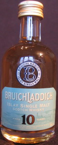 Bruichladdich
Islay single malt scotch whisky
10 aged years
46%