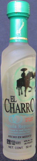 El Charro
tequila reposado
100% puro de Agave
40%