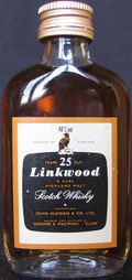 Linkwood
years 25 old
a pure highland malt
scotch whisky
40%