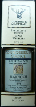 Bladnoch
Gordon & MacPhail
specialists in fine malt whiskies