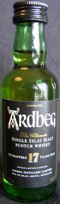 Ardbeg
single islay malt
scotch whisky
40%
guaranteed 17 years old