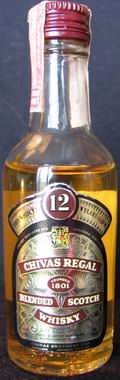 Chivas Regal
this whisky is 12 years old
blended scotch whisky
Chivas Brothers Ltd.