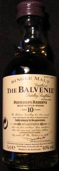 The Balvenie
Founder`s Reserve
single malt scotch whisky
aged 10 years
40%