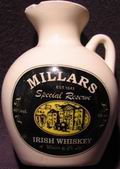Millars
special reserve
irish whiskey
Millar & Co Ltd.
40%
500 miniatures limited edition
(predná strana)
