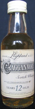 Cragganmore
single highland malt
Speyside
scotch whisky
distillery Cragganmore Ballindalloch
years 12 old
40%