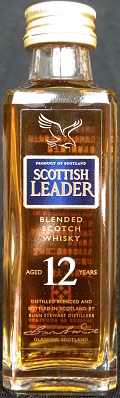 Scottish Leader
product of Scotland
blended scotch whisky
aged 12 years
distilled, blended and bottled in Scotland by Burn Stewart Distillers
Glasgow, Scotland
40%