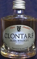 Clontarf
Triple Distilled
irish whiskey
Reserve
40%