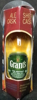Grant`s
est. 1887
blended scotch whisky
sherry cask
zrající v sudech po sherry oloroso
Grant`s Cask Selection