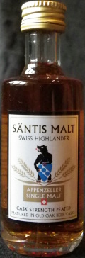 Säntis malt
swiss highlander
appenzeller
single malt
cask strength peated
matured in old oak beer casks
edition Dreifaltigkeit
Brauerei Locher AG, Appenzell
52%
(4cl)