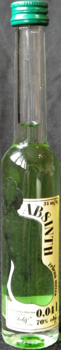 Absinth
34 mg/kg
zelená múza
podsk. hořká lihovina
Delis
založeno 1990
70%