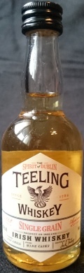 Teeling whiskey
The Spirit of Dublin
since 1782
Single grain
Non Chill filtered
Aged and matured
Product of Ireland
Irish whiskey
filtering: non chill
finish: wine casks
crafted by: John Teeling
crafted & bottled by: The Teeling Whiskey Co., Dublin, Ireland
46%