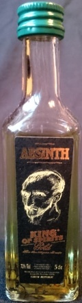 Absinth
King of spirits
Gold
More than 200 years old recipe
For experts only
Pure natural product
Thujon: 100 mg/l
Produced and bottled by L`OR special drinks
Nezvěstice
Czech republic
70%