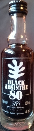 Black absinthe
80
Antonio Nadal Destilleries
Bebida Espirituosa
1898
AN
80%