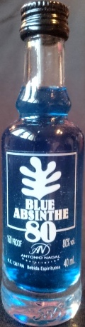 Blue absinthe
80
Antonio Nadal Destilleries
Bebida Espirituosa
1898
AN
80%