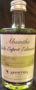 Absinthe
Jade Esprit Edouard
bitter spirit / bitterspirituose
distilled by Combier & Jade Liqueurs
France
absinthes.com
72%