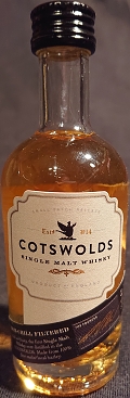Cotswolds
Small batch release
Estd. 2014
Single malt whisky
Product of England
Non-chill filteder
Rich and fruity, the first Single Malt Whisky ever distilled in the Cotswolds. Made from 100% floor-malted local barley.
Distilled in The Cotswolds, England, U.K.
46%