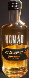 Nomad
Outland whisky
Born in Scotland and raised in Jerez
Small batch
Outland whisky
Finished in sherry casks
in Jerez
Gonzáles Byass, S.A., Jerez, Spain
41,3%
