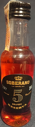 Soberano
España
5
Brandy
Reserva
36%