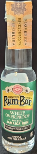Rum-Bar
White Overproof
Worthy Park Estate
Est. 1670
WP
Quality Distillers
Guaranteed strength
Pot-still
Jamaica rum
Sample not for resale
63%