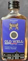 Old Well
Czech single malt whisky
Kagor Cask Finish
Lightly peated
Established 2015
Destilérka Svach
Bourbon and Kagor casks
Waxwing s.r.o., Mirkovice, Česká republika
46,3%