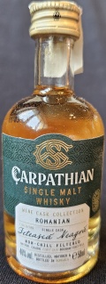 Carpathian
single malt
whisky
Sapere Aude
wine cask collection
Romanian
finishing, single cask
Fetească Neagră
non-chill filtered
natural colour, first cask, bourbon first fill
distilled, matured & bottled in Romania
Alexandrion Saber Distilleries, Romania
46%