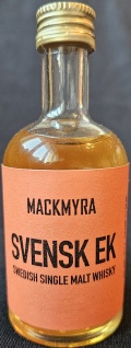 Svensk Ek
Mackmyra
swedish single malt whisky
Mackmyra Svensk Whisky AB, Gävle, Sweden
44,1