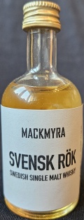 Svensk Rök
Mackmyra
swedish single malt whisky
Mackmyra Svensk Whisky AB, Gävle, Sweden
46,1%