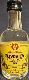 Slivovica
Reserva
Spišská Pálenica
dozrieva v dubových sudoch
GAS Familia, Stará Ľubovňa
52%