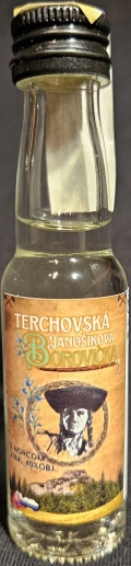 Terchovská Jánošíkova Borovička
s horcom
destilát z borievok
výrobca: Beáta Janštová, Brezno
40%