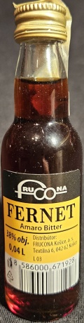 Fernet
Amaro Bitter
Frucona
distribútor Frucona Košice, a.s.
38%