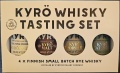 Kyrö whisky
tasting set
4 x Finnish small batch rye whisky
distilled by Kyrö Distillery Company