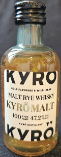 Malt rye whisky
Kyrö whisky
bold flavours & wild ideas
100% rye malt
Kyrö Distillery
Finnish rye whisky packed with bold flavours & wild ideas
47,2%
