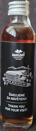 Karloff
Tatra Distillery
est 2002
www.karloff.sk
Ďakujeme za návštevu!
Thank you for your visit!
Tatratea
original tea liqueur
Likér
Karloff s.r.o., Kežmarok
Made in Slovakia
52%