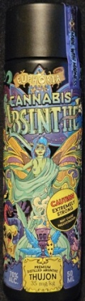 Cannabis Absinthe
Euphoria
Caution
Extremely strong
May cause hallucination
Premium distilled absinthe
Thujone 35 mg/kg
made with madness
Euphoria Spirits
Euphoria Trade s.r.o., Prague, Czech Republic
70%
