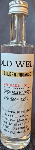 Old Well
Golden Promise
New Make
Distilled 1/2025
Svachovka Distillery
Waxwing s.r.o., Mirkovice, Czech republic
whiskový destilát
62,5%