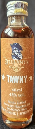 Tawny
Bellamy`s
Reserve
Rum meets Port
Perola GmbH
Spirit drink / Spirituose
45%