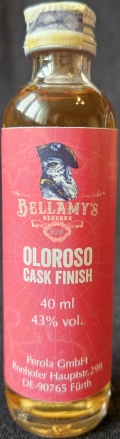 Oloroso Cask Finish
Bellamy`s
Reserve
Rum
Perola GmbH
43%