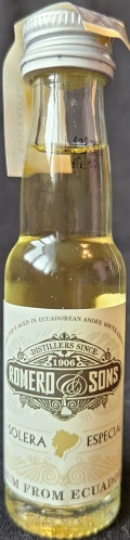 Romero & Sons
Solera Especial
Crafted & aged in Ecuadorean Andes, South America
Distillers since
1906
Rum from Ecuador
Product of Ecuador
10
bottled by: 1423 ApS, Denmark
48%
