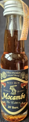 Mocambo
Ultra Premium
Selected Barrel
Aged rum
Single barrel
Art Edition
20 Years
Product of Mexico
22
bottled by: 1423 ApS, Denmark
40%