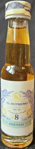 El Supremo
Rum
8 years
Aged in oak
Product of Paraguay
16
bottled by: 1423 ApS, Denmark
40%