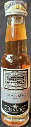 Demerara rum
Limited edition
Rum Nation
British Guiana
Mount Roraima
72 cents
postage & revenue
Single domaine rum
Product of Guyana
8
bottled by: 1423 ApS, Denmark
40%