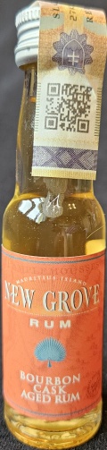 New Grove
Mauritius Island
Rum
Bourbon cask aged rm
Product of Mauritius
7
bottled by: 1423 ApS, Denmark
40%